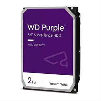 WD PURPLE 2TB 5400RPM 64MB SATA3 WD23PURZ 7/24 HDD RESMİ DİSTİ GARANTİLİ