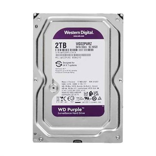 WD PURPLE 2TB 5400RPM 64MB SATA3 WD23PURZ 7/24 HDD RESMİ DİSTİ GARANTİLİ