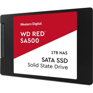 WD Red SA500, WDS100T1R0A, 1TB, 560/530, SERVER ve NAS için Enterprise, 2,5