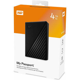 WD WDBPKJ0040BBK-WESN, MyPassport 4TB 2,5