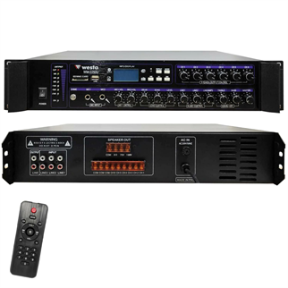 WESTA WM-2250U 6 Bölgeli 250W 100V Mikser Amfi