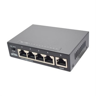 WITEK 5port  Gigabit Yönetilemez Switch Metal Kasa WI-SG105