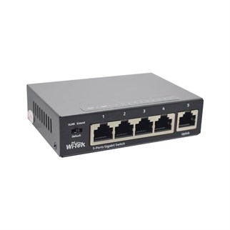 WITEK 5port  Gigabit Yönetilemez Switch Metal Kasa WI-SG105