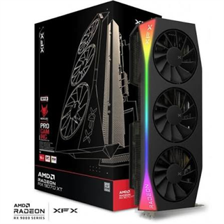 XFX 16GB MERCURY RX9070XT OC GAMING GDDR6 256bit RGB HDMI-DP PCIE 5.0