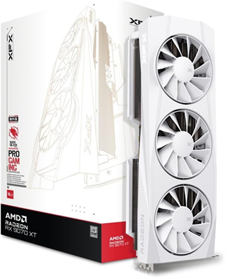 XFX 16GB QUICKSILVER RX9070XT EX-RX-97TQICKW9 WHITE GDDR6 256bit HDMI-DP PCIE 5.0 BEYAZ