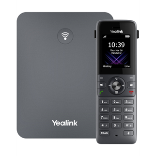 YEALINK W73P, W73H Dect Telefon ile W70B Baz İstasyonu, Kablosuz IP TELEFON, Siyah, 1.8