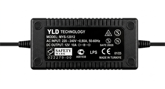 YLD 12v 10amper MYS-12012 Plastik Masa Tipi Kasa Adaptör