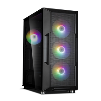 ZALMAN I3 NEO BLACK, MegaMax, 700W 80+, Mesh Panel, Tempered Glass, 4x120mm RGB Fan, ATX GAMING KASA