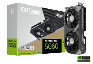 ZOTAC RTX5060 8GB TWIN EDGE ZT-B50600E-10M GDDR7 128bit HDMI DP PCIe 5.0