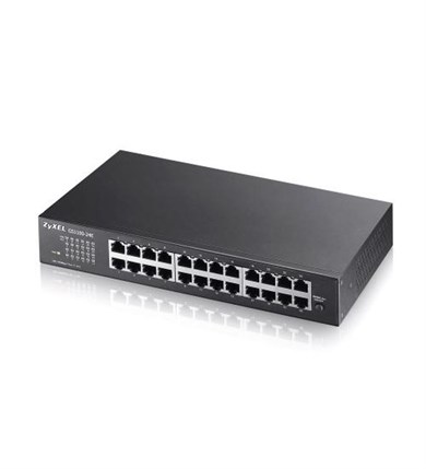 ZYXEL 24PORT GS1100-24E V3 GİGABYT YÖNETİLMEZ SWİTCH MASAÜSTÜ