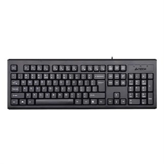 A4 TECH KM-720 USB F TRK STANDART SİYAH KLAVYE SİYAH LOGOLU