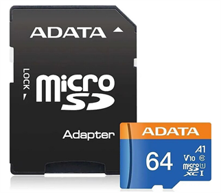 Adata Premier 64 GB AUSDH64GUICL10A1-RA1 100MB/s UHS-I Class10 V10 Micro SD Kart