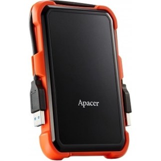 APACER AC630 SİYAH-TURUNCU 2 TB ASKERİ SINIF DARBEYE DAYANIKLI 2.5