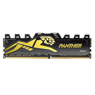 APACER PANTHER BLACK-GOLD 8GB (1x8GB) 3200MHz CL16 DDR4 GAMİNG RAM (AH4U08G32C28Y7GAA-1)