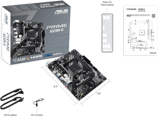 Asus Prime A520M-R AMD AM4 DDR4 Micro ATX Anakart