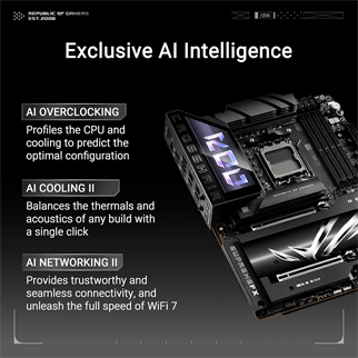 Asus ROG Crosshair X870E Hero AMD AM5 DDR5 ATX Anakart
