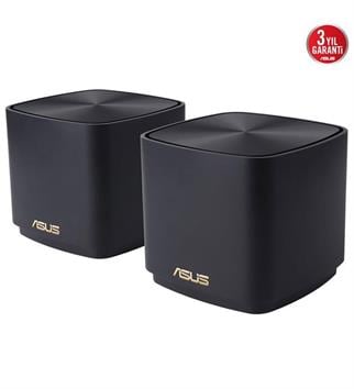 ASUS ZENWIFI XD4 PLUS AX1800 AiMESH ROUTER 2-li paket Siyah Renk