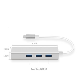 CODEGEN CDG-CNV85  3ADET*USB 3.0+RJ45 USB 3.1 TYPE-C HUB