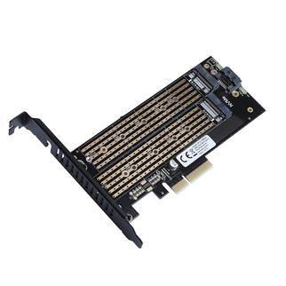 Dark SATA + NVMe M.2 SSD PCI-E Kartı DK-AC-PEM2X2