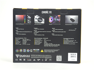 GAMDIAS CHIONE M3-240W 240MM WHITE EDITION LGA1200/AM4-LGA1700/AM5 SOKET ARGB SIVI SOĞUTMA