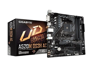 Gigabyte A520M DS3H AC Wi-Fi AMD AM4 DDR4 Micro ATX Anakart