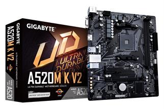 GIGABYTE A520M K v2 DDR4 HDMI PCIe 16X v3.0 AM4 mATX