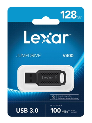Lexar Jumpdrive V400 LJDV400128G-BNBNG 128 GB 3.0 USB Flash BellekLEXARUSB BellekB07658