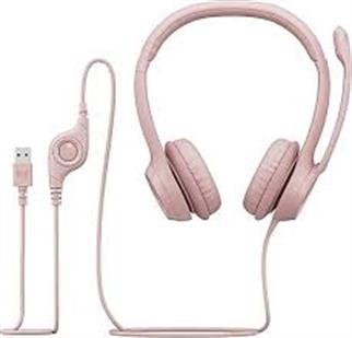 LOGITECH H390 MIKROFONLU PEMBE KULAKLIK 981-001281