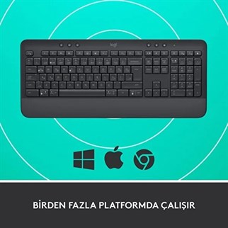 LOGITECH K650 SIGNATURE KABLOSUZ KLAVYE GRAFIT 920-010919