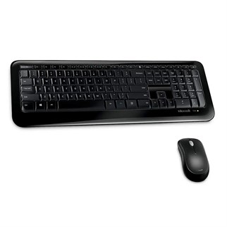 MICROSOFT PY9-00011 KABLOSUZ Q MULT.KLAVYE OPTİC MOUSE SİYAH SET
