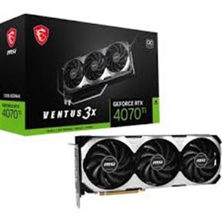 Msı GeForce RTX4070TI Ventus 12GB GDDR6X 192B DX12 PCIE 4.0 X16 (3XDP 1XHDMI) Ekran Kartı