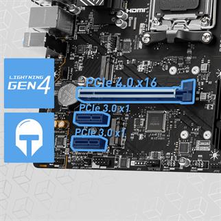 Msı Pro B650M-P 7200MHz (OC) DDR5 Soket AM5 M.2 HDMI DP VGA mATX Anakart