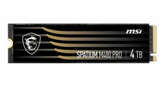 4TB MSI SPATIUM M480 PRO PCIE 4.0 NVME M.2 7400/7000MB/s