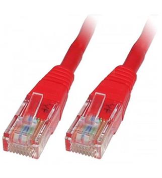 ODS 1M CAT6 UTP LSZH SAF BAKIR KIRMIZI PATCH KABLO