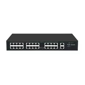 ODS 24port 300w FULL PoE 08ODS-24P2U-300 10/100 2X-UPLINK Yönetilemez Switch