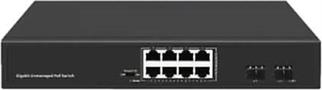 ODS 8Port SFP 08ODS-8S2P 2 × Gigabit Yönetilemez Switch 2x-Uplink