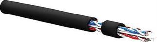 QPORT Q-CATO2 23AWG 500M MAKARALI OUTDOOR SİYAH KABLO