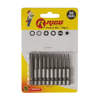 RİCO TORX BİTS SETİ 10 PRÇ. 50MM 005-KK1131
