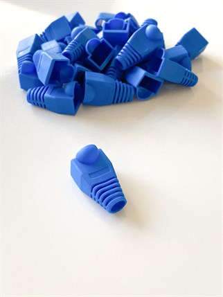 RJ45 BOTH PABUÇ KORUMA KILIFI ESKİ NESİL MAVİ RENK 100 ADET PAKET