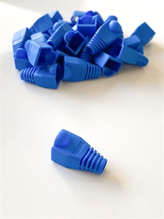 RJ45 BOTH PABUÇ KORUMA KILIFI ESKİ NESİL MAVİ RENK 100 ADET PAKET