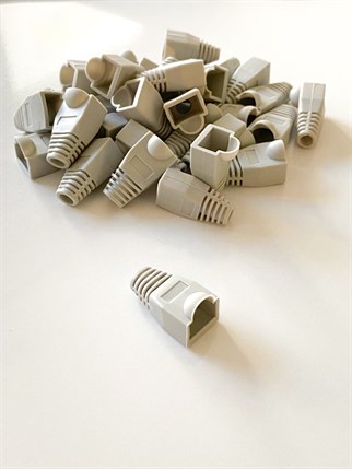 RJ45 BOTH PABUÇ KORUMA KILIFI ESKİ NESİL GRİ RENK 50 ADET PAKET