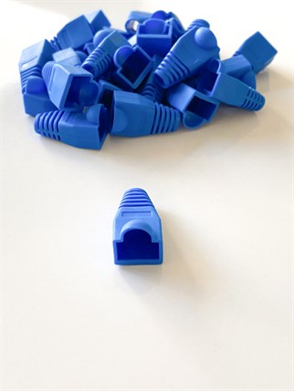 RJ45 BOTH PABUÇ KORUMA KILIFI ESKİ NESİL MAVİ RENK 100 ADET PAKET