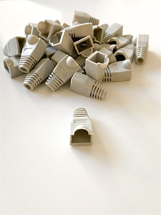 RJ45 BOTH PABUÇ KORUMA KILIFI ESKİ NESİL GRİ RENK 100 ADET PAKET