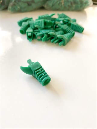 RJ45 BOTH PABUÇ KORUMA KILIFI YENİ NESİL YEŞİL RENK 100 ADET PAKET