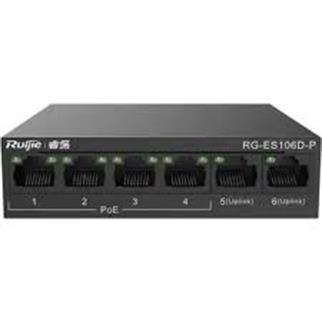 RUIJIE 5port 58w 4port PoE RG-ES106D-P 10/100 Yönetilemez Switch