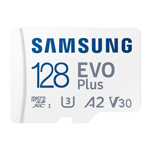 Samsung Evo Plus MB-MC128SA Class 10 UHS-I U3 A2 V30 128 GB Micro SD Kart
