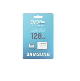 Samsung Evo Plus MB-MC128SA Class 10 UHS-I U3 A2 V30 128 GB Micro SD Kart
