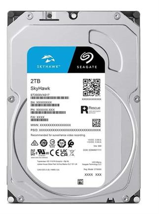 Seagate 2TB ST2000VX017 5900Rpm 256MB Harddisk 7-24 Güvenlik Diski (Koyuncu Distribitör Ürünü)