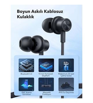 TAOTRONICS TT-BH115 SURROUND-LL WİRELESS EARBUDS SİYAH