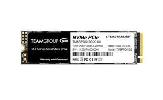 Team MP33 Pro TM8FPD512G0C101 PCI-Express 3.0 512 GB M.2 SSDTeamM2 NVME SSDB07520